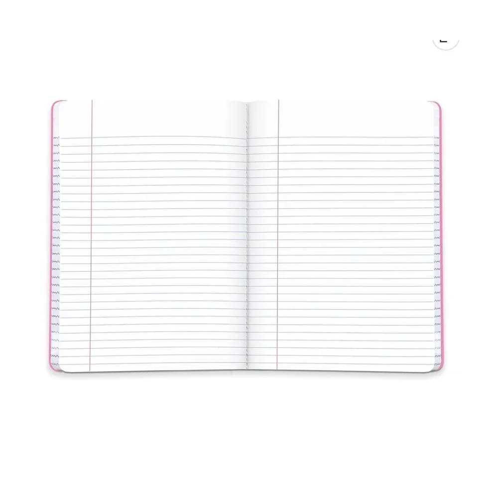 Hello Kitty Sanrio Gingham Notebook and Puffer Jacket Pen Holder Stationery Set